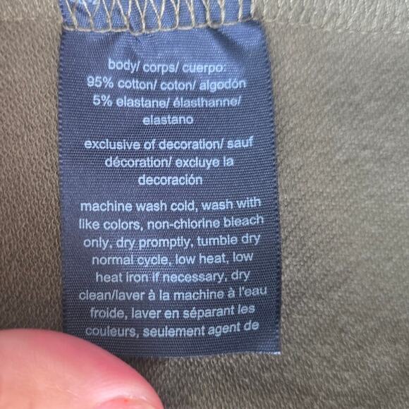 Tommy Hilfiger Olive Green Gold‑Button Field Jacket Military Style Size S NWT - Picture 7 of 9